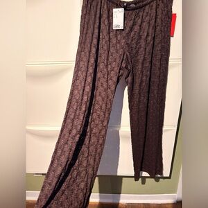 H&M Brown Swim Coverup Pants